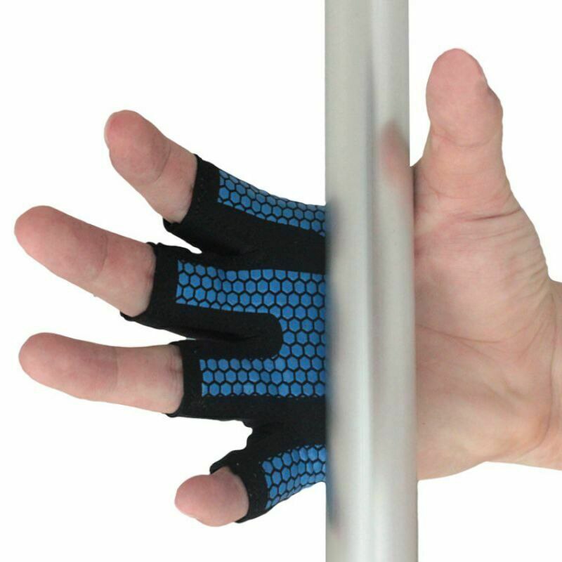Gym Fitness Half Four Finger Gloves Men Women Glove Power Weight Lifting Bodybuilding Hand Non-Slip Protection Fitness Exercise