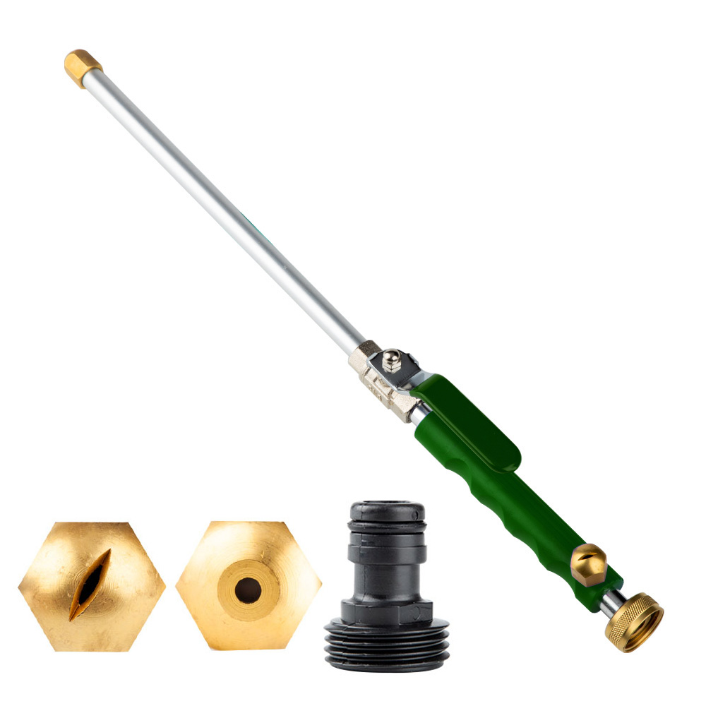 Hogedruk waterpistool 46cm metalen waterpistolen hogedrukreiniger spuit autowasgereedschap tuin waterstraalreiniger: Groente