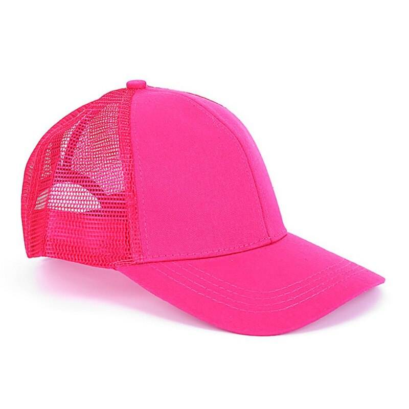 Kinderen Paardenstaart Baseball Cap Zomer Zonnehoed Outdoor Sport Mesh Cap