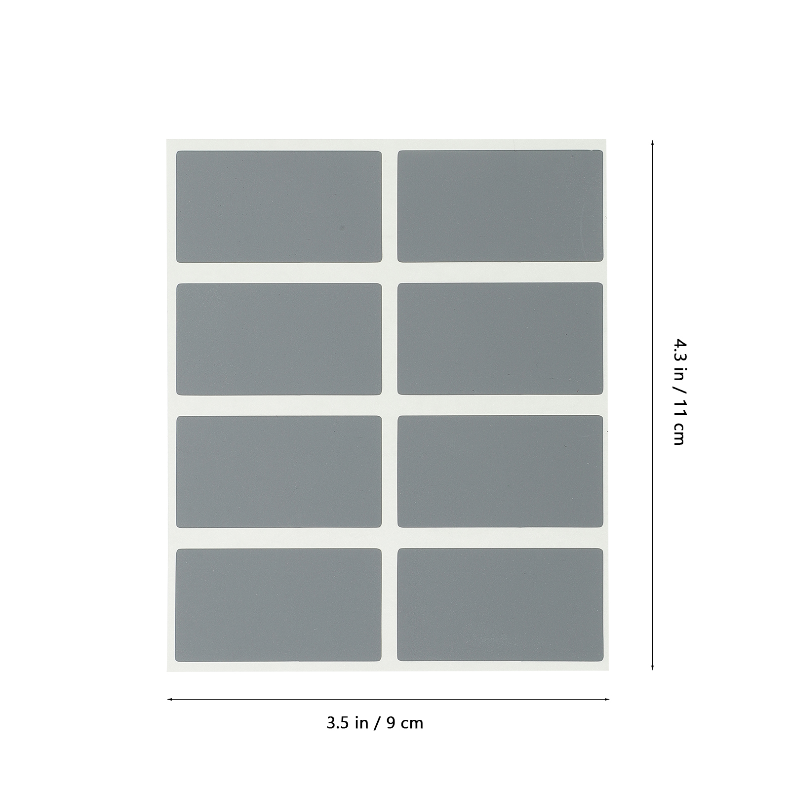 100pcs Rectangular DIY Scratch Off Stickers Self Adhesive Peel And Stick Labels Rectangular Stickers DIY Scratch Off Stickers