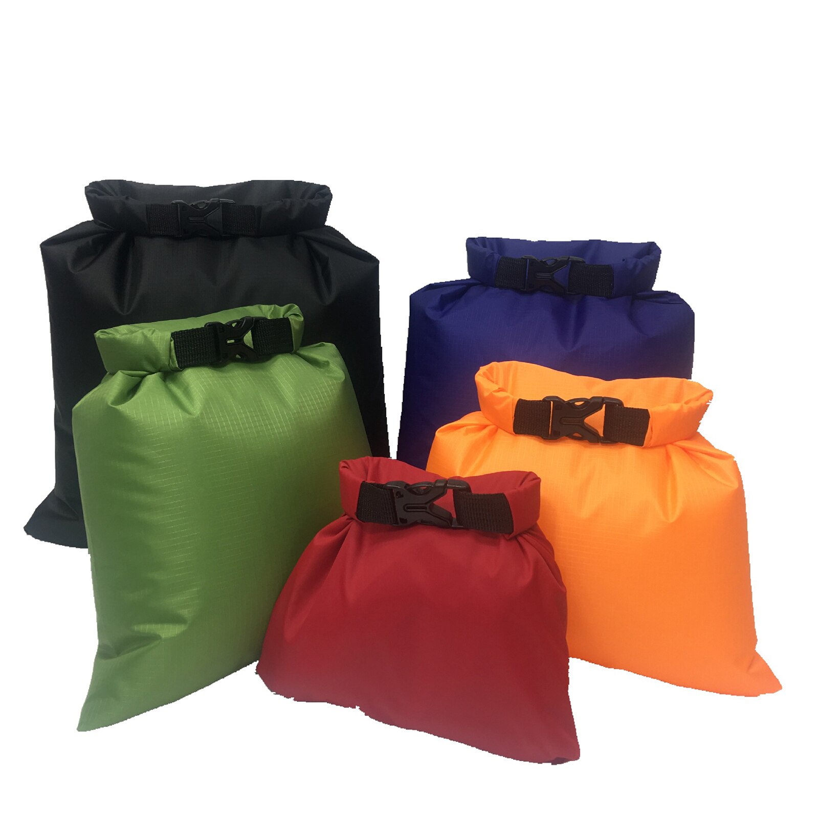 5 Pcs/Set Outdoor Swimming Waterproof Bag Camping Rafting Storage Dry Bags: 01