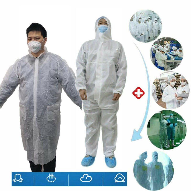 Anti Painting Spraying Washable Hazmat Suit Protection Clothing Safety Coverall Disposable Protective Overalls Full Protection