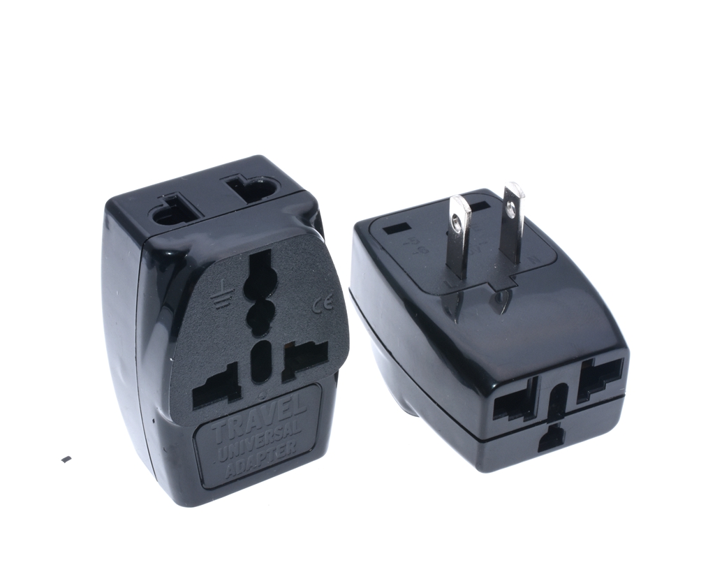 1 pcs/t uitgebreide 3 outlet socket splitter US USA Stekker Home Reizen Converter Adapter Adapter Mexico USA Muur lader