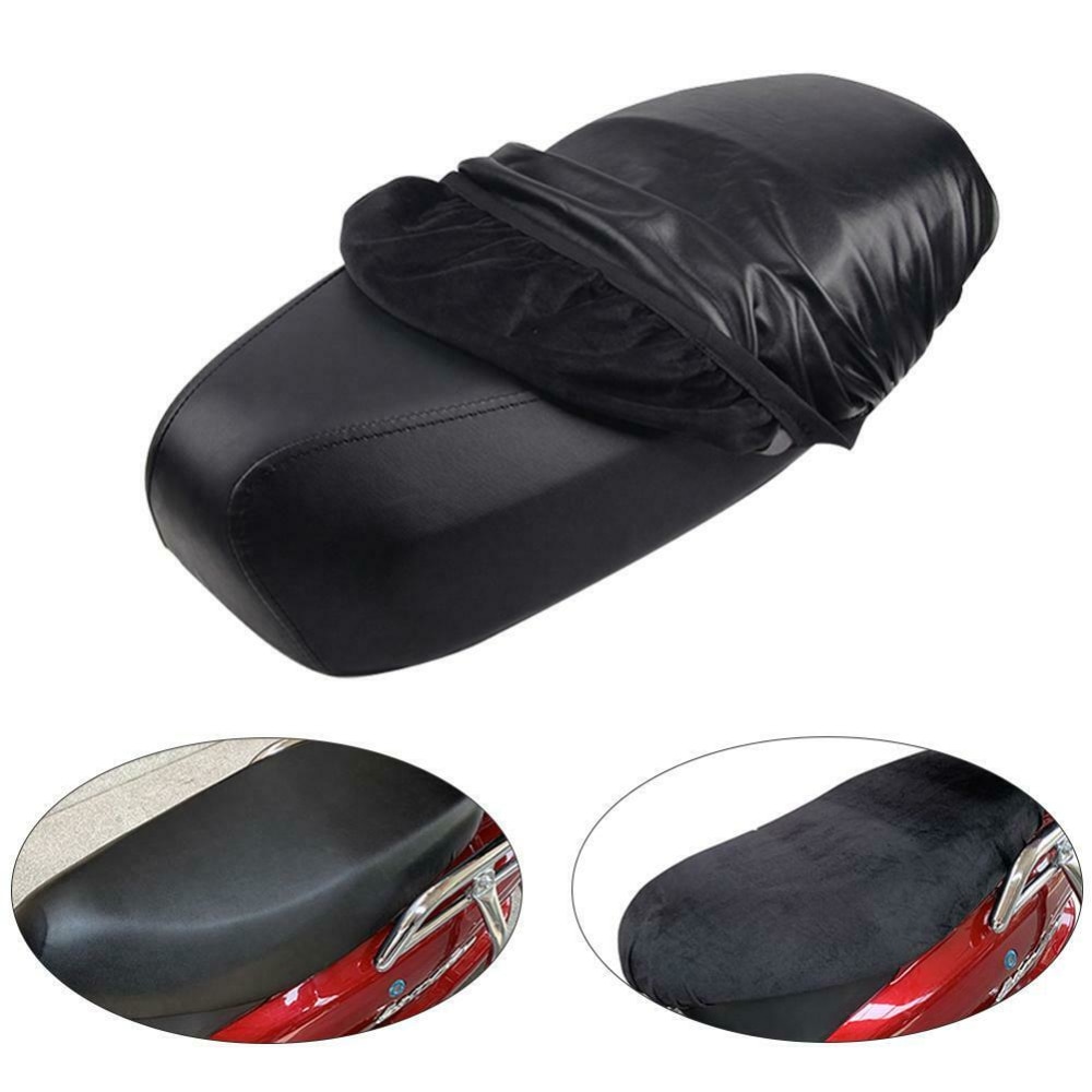 Cool Motorcycle Seat Cover Waterdicht Uv-Proof Black Seat Cover Protector Moto Accessoires Effen Motorfiets Cover Sml