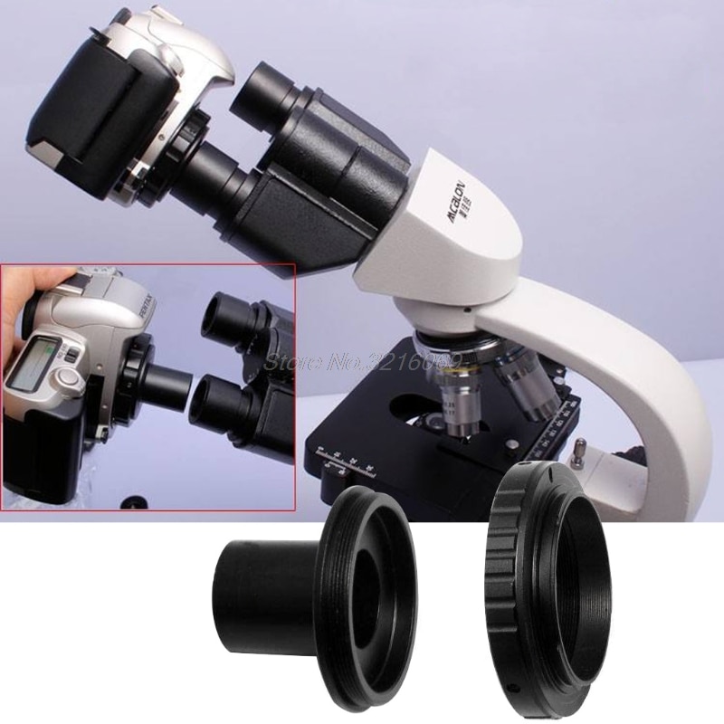 Metal bajonetmonteret linse adapter 23.2mm til nikon slr dslr kameraer til mikroskop sep 12 whosale