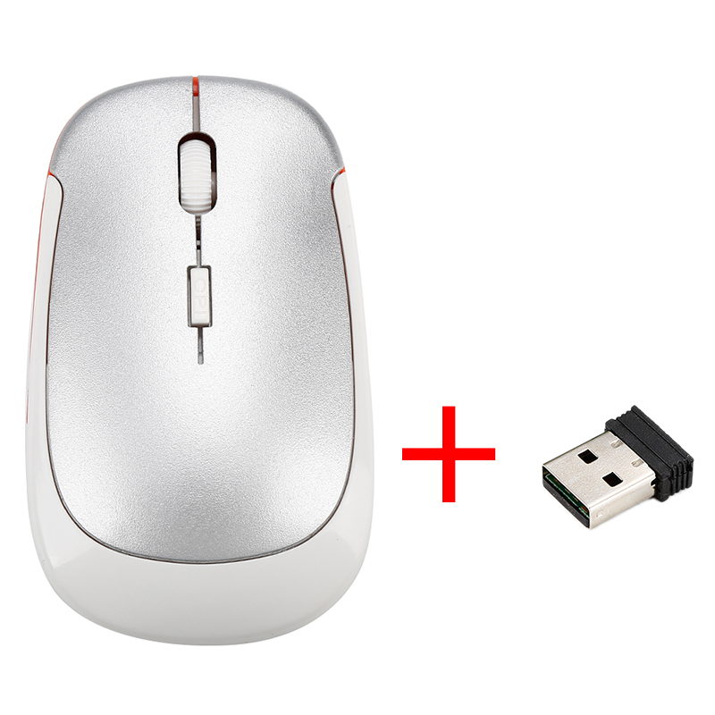 2.4 GHz Optical Wireless Mouse Ultra-thin Office Mice + Receiver Ergonomic Wireless Mouse For PC Laptop: 6