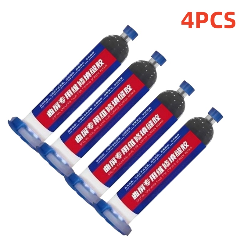 Colle de Réparation pour Téléphone - 10/30ML - Entretien Écran Courbé - Mastic Étanche - Application Plastique: Bleu