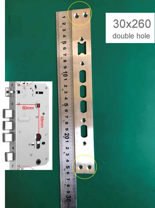Serrure d'empreintes digitales, corps de serrure d'équipement dédié, structure d'engrenage interne, anti-coincement pour serrure intelligente, rembourrage 6068 pour différentes tailles de panneaux: LIGHT BLUE / other