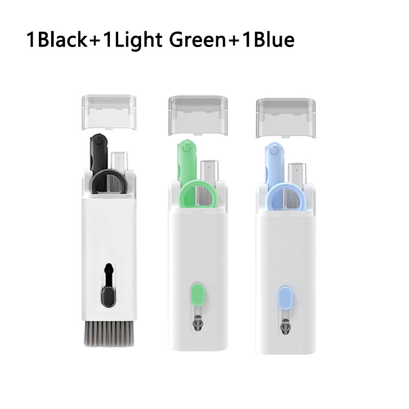 Kit de limpieza 7 en 1, cepillo limpiador de teclado de ordenador, bolígrafo de limpieza para auriculares, herramientas de limpieza de teléfono, juego de extractor de teclas: Otros