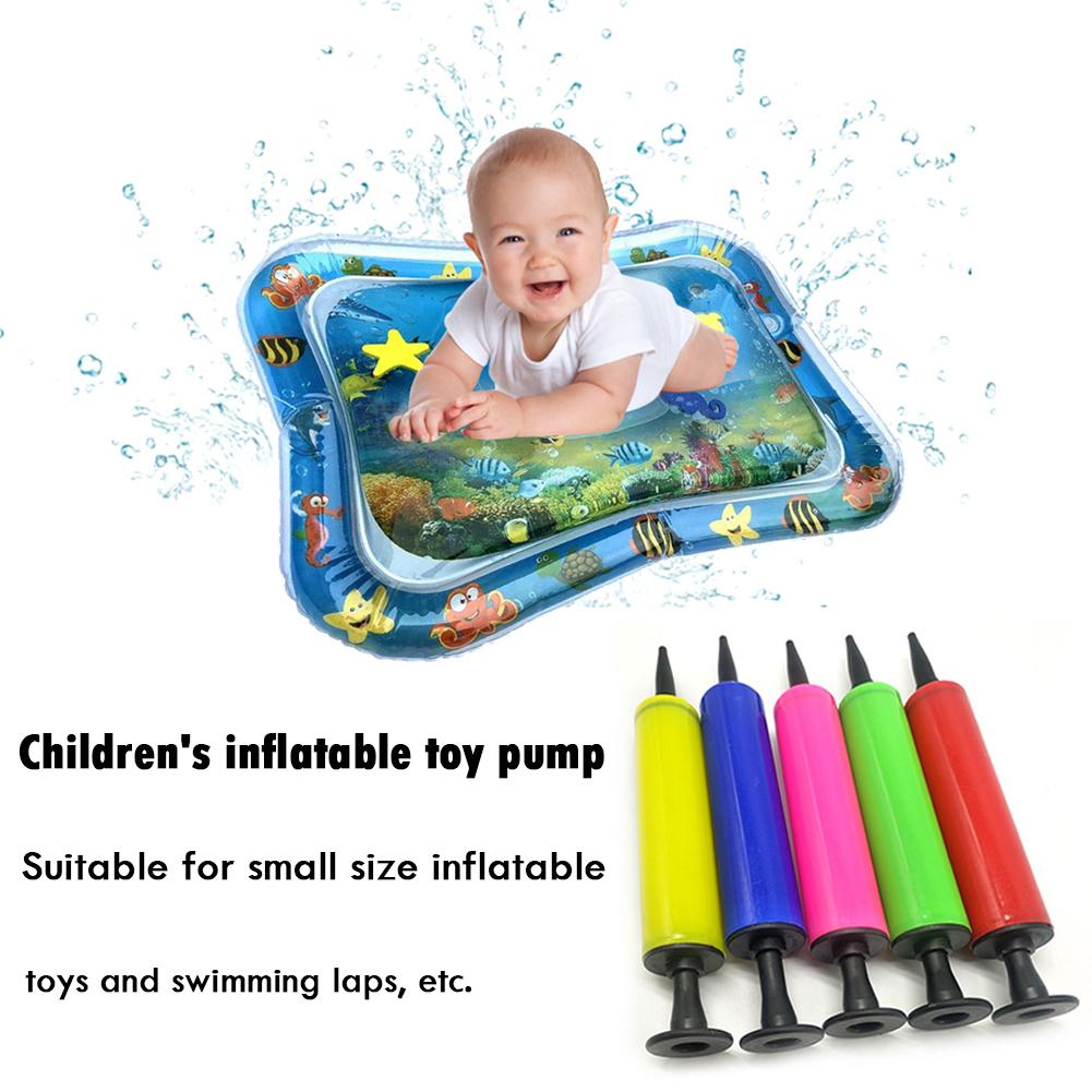 Baby Inflatable 17.5x3cm Water Play Mat Inflator Kid Toys Pump for Small Swimming Ring Outdoor Fun Sports Inflatable Toy