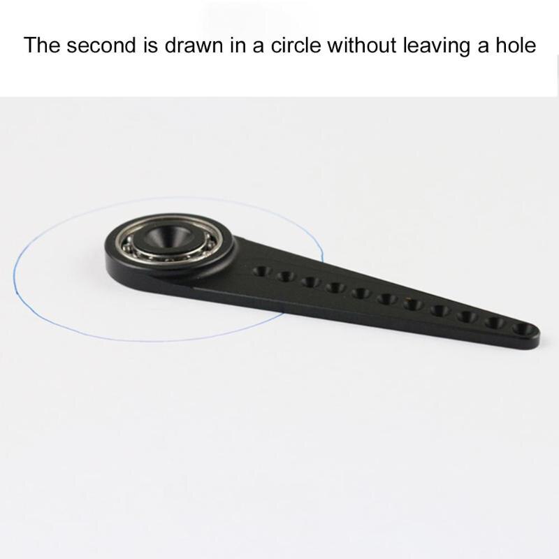 Drawing Ruler Woodworking Metal Compass Multi-Function Circle Drawing Tool Drawing Ruler Drawing Circle Without Leaving Holes
