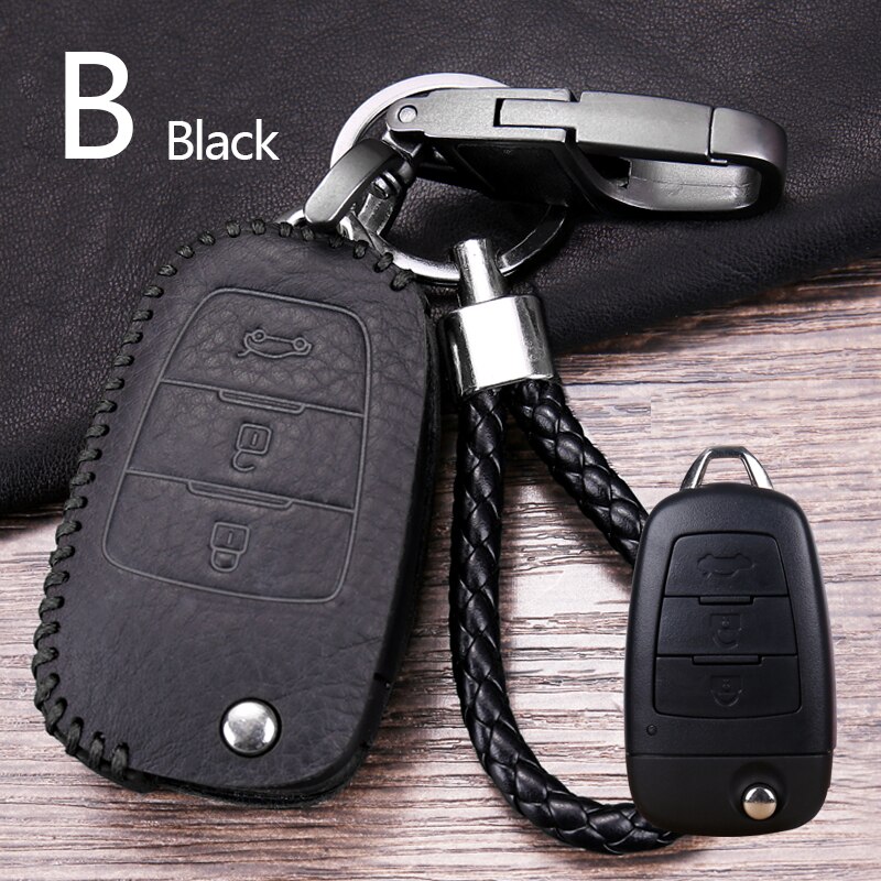 Loyalty Car Key Cover Case for FAW BESTUNE X40 X80 B30 B50 B70 XENIA R7 D60 Keyring Keychain Chain: A Blank