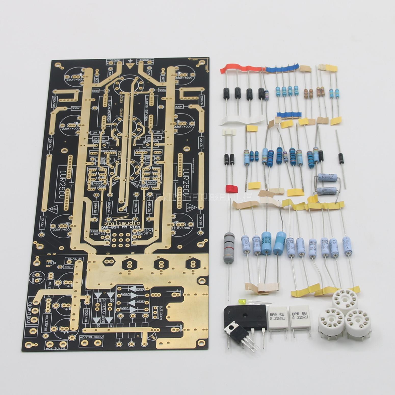 EAR834 Amplificatore fono HiFi 12AX7 Tubo MM RIAA Kit fai da te fonografo magnetico in movimento