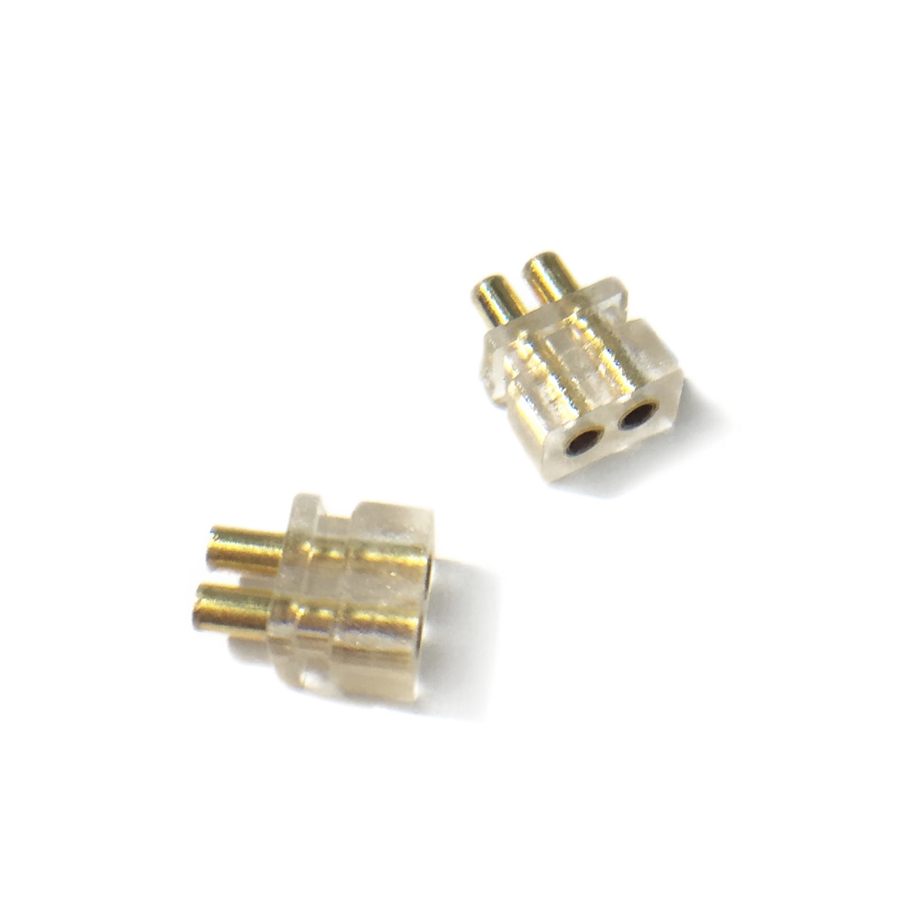 Conector de auriculares IEM hembra para Monitor de oído, conector de Cable con clavijas de 0,78mm, 2 uds.