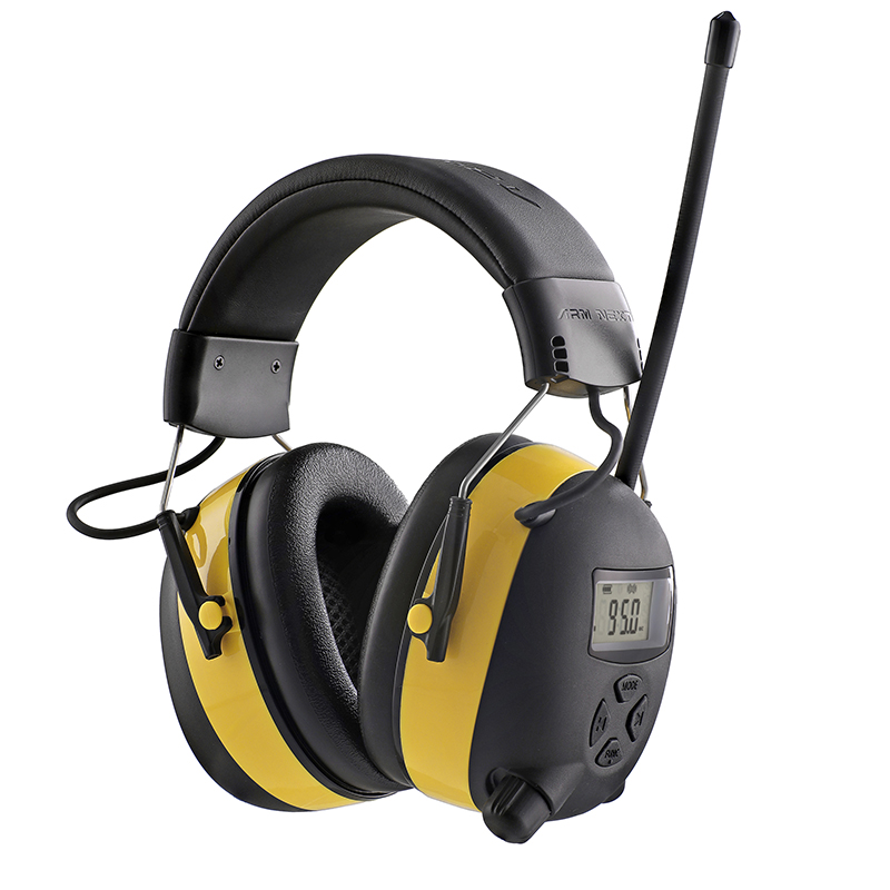 Nouveaux écouteurs de Protection auditive Bluetooth 5.4 améliorés avec Radio FM 30dB NRR cache-oreilles de sécurité pour la tonte, les ateliers: Default Title