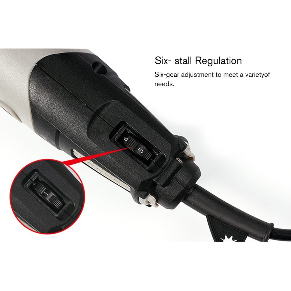 Variable Speed Rotary Tool Electric Tools 400W Mini Drill 6 Position for Rotary Tools Mini Grinding Machine