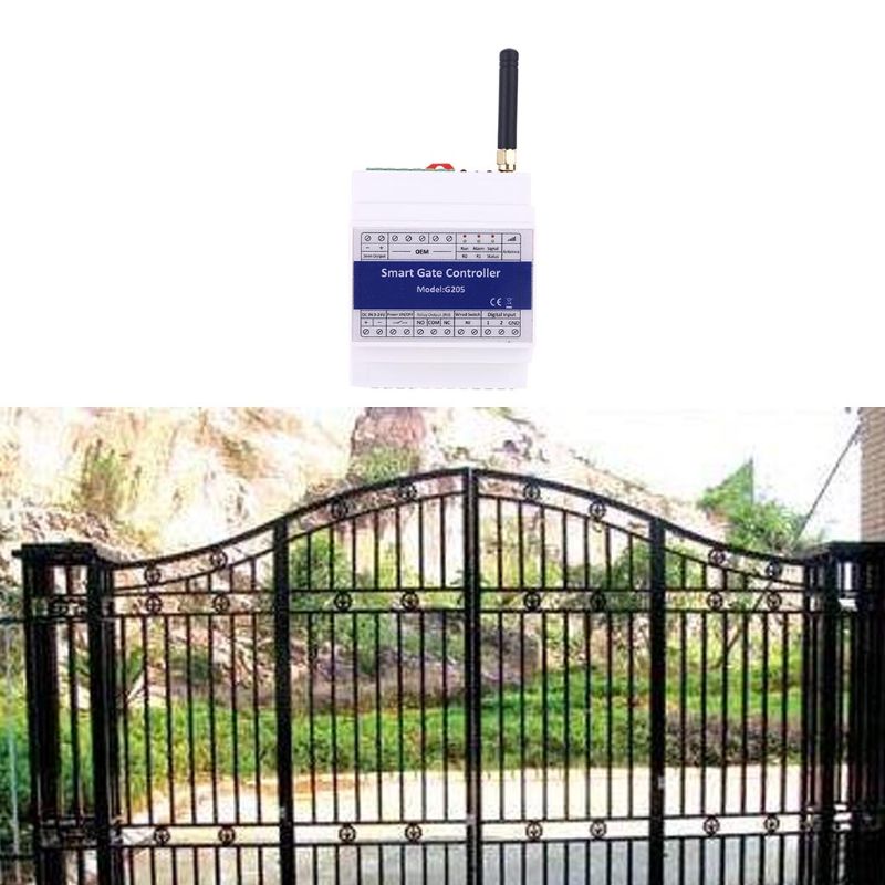 2G GSM Smart Gate Opener Alarm SMS Prompt Access Controller Module Relay Switch