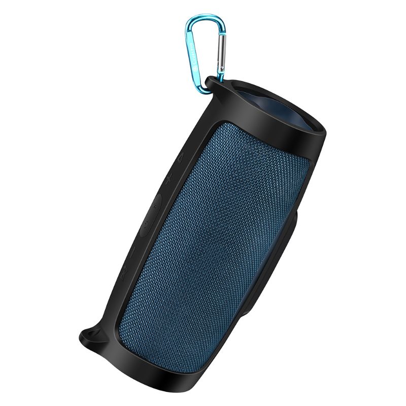 Siliconen hoesje met karabijnhaak voor de jbl charge 4 draagbare draadloze bluetooth-luidspreker