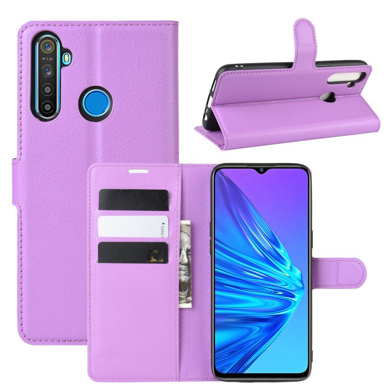 For Oppo Realme 5 RMX1911 Wallet Phone Case for Oppo Realme 5 Pro RMX1971 Realme 3 Pro Flip Leather Cover Case Etui Coque Fundas