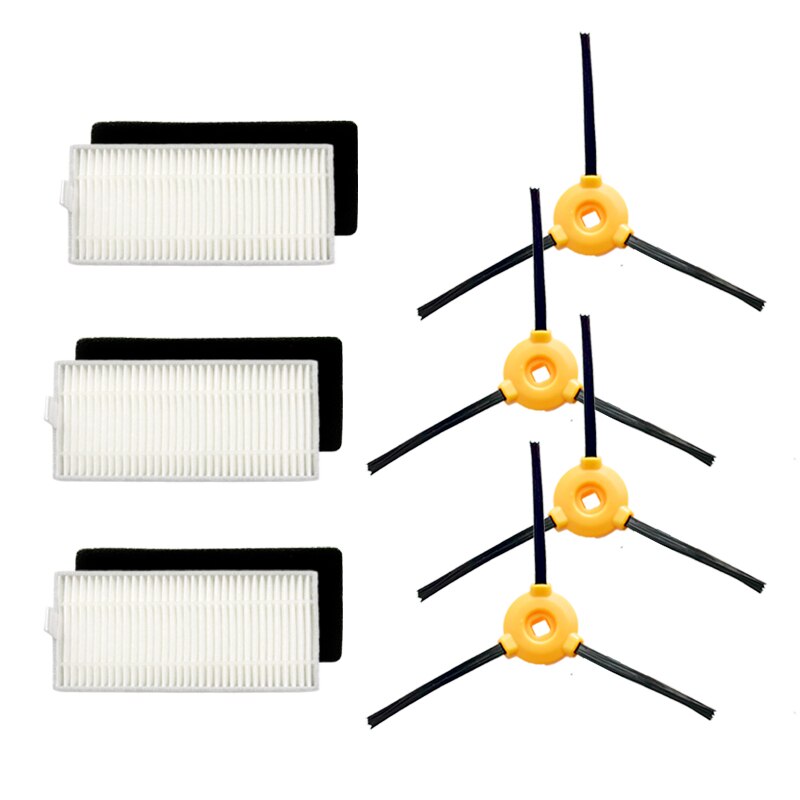 Main Roller Side Brush Hepa Air Filter Mop Cloth for Eufy RoboVac 11 11C Robot Vacuum Cleaner: Set 2