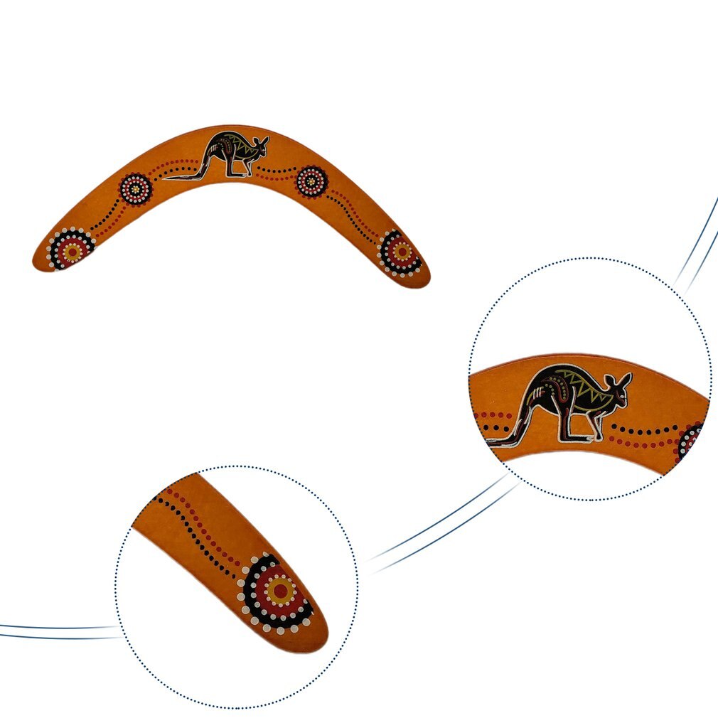 Throwback V Vormige Boomerang Flying Disc Gooi Catch Outdoor Game Professionele Houten Boomerang