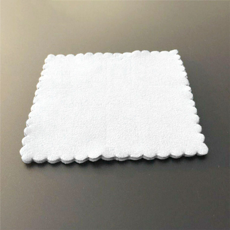 20 st/set fyrkantig nanokeramisk bilglasbeläggning luddfri trasa mikrofiberrengöringsdukar släta mjuka 10 x 10cm