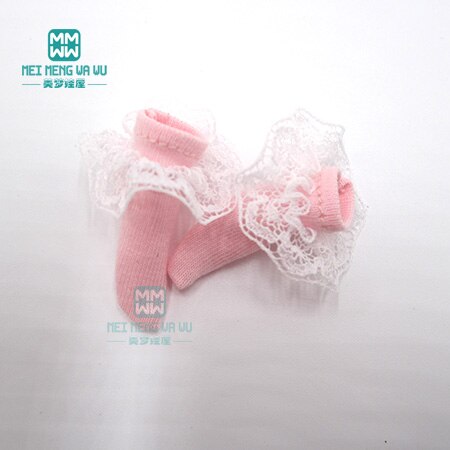 1/6 blyth Azone accesorios de ropa para muñecas calcetines de caramelo de rosa, rojo, azul, caqui: XB--XW--004--N