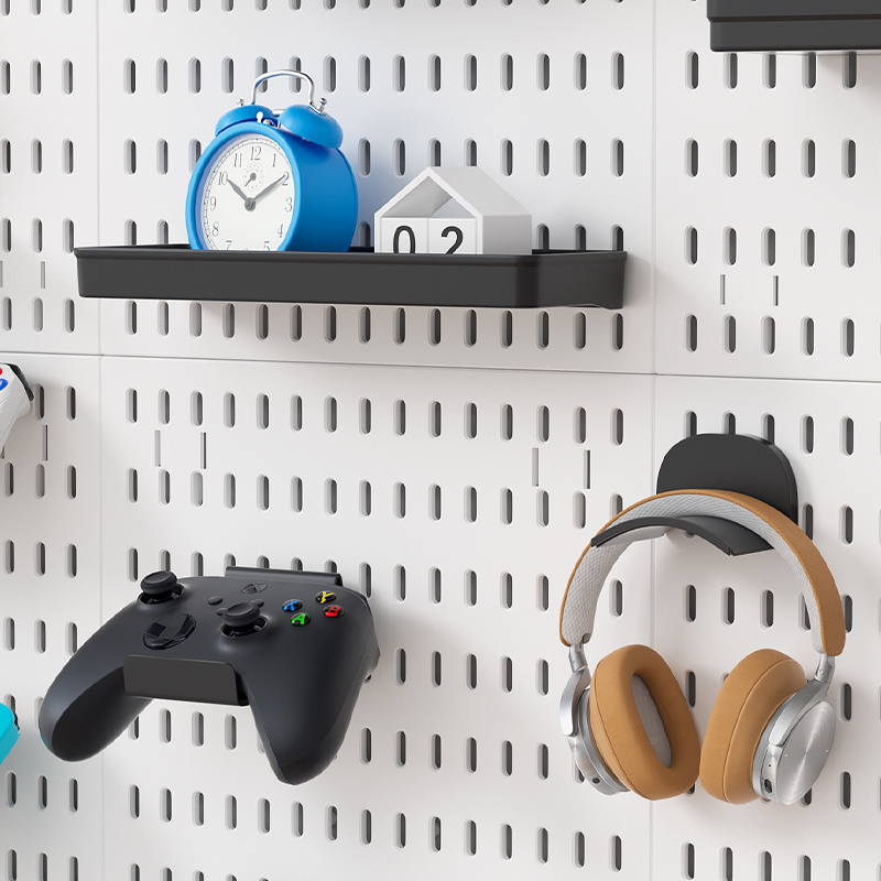 Pegboard-accessoires Organizer Kit Hangende pegboard-panelen Veelzijdige pegboard-kit Plankopslaghaken VOOR oplossingen Wandopslag