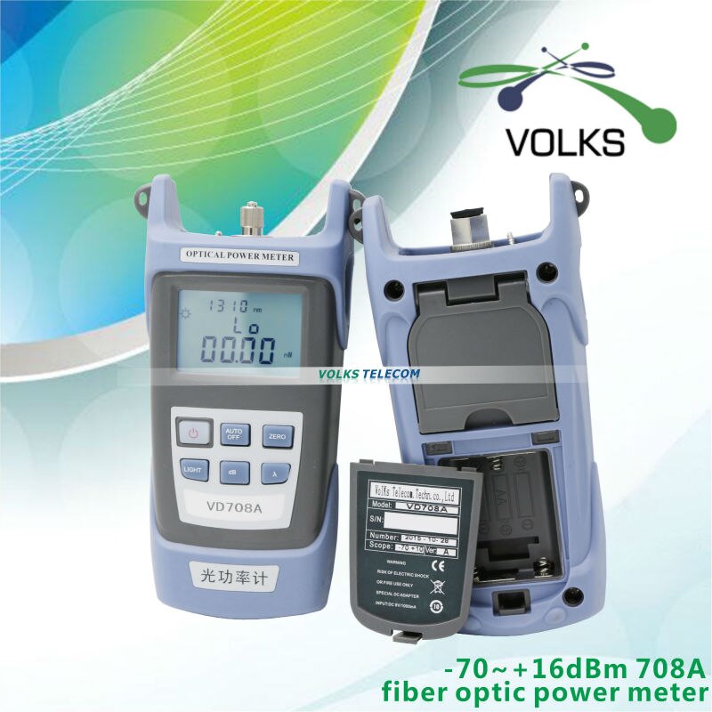 FTTH fiber optic power meter VD708A VD708B