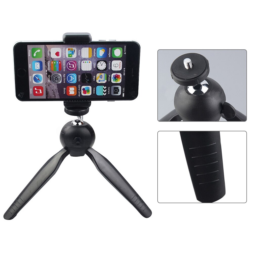 Mini tripod mobile phone stand desktop stand compact travel available compatible smartphone small camera selfie stick
