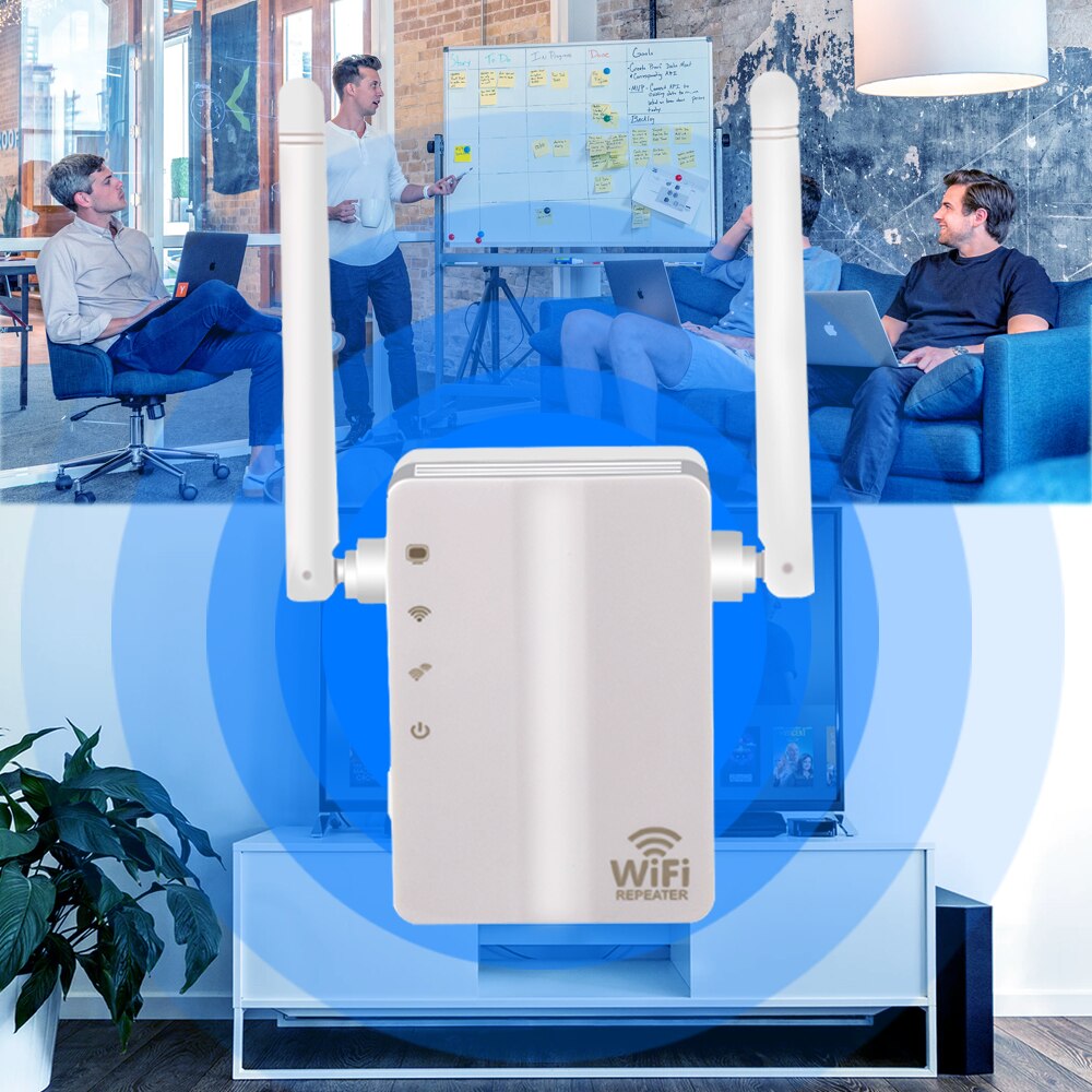 Outdoor Wireless WiFi Repeater WIFI Extender 300Mbps 2.4GHz Wide-Area Wi-Fi Amplifier Wifi Router Antenna