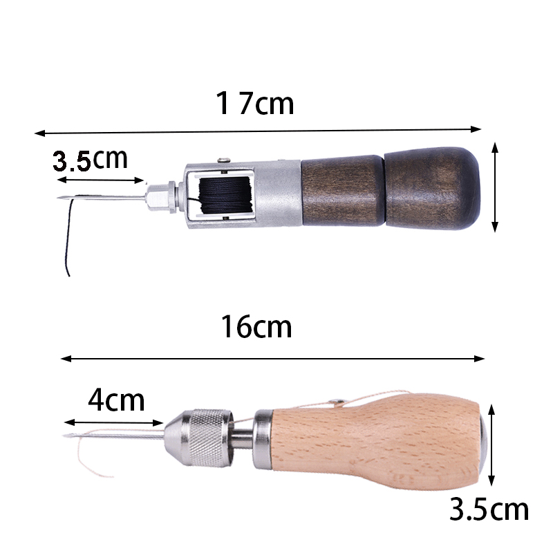 Leather Sewing Awl Thread Kit Manual Sewing Machine Speedy Stitcher Leather Craft Stitching Shoemaker Canvas Repair Tool