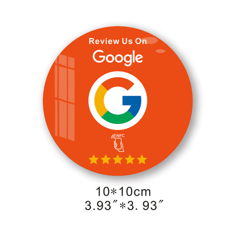 Acrylic NFC Plaque NFC Plate Google Reviews Increase Your Reviews: pink