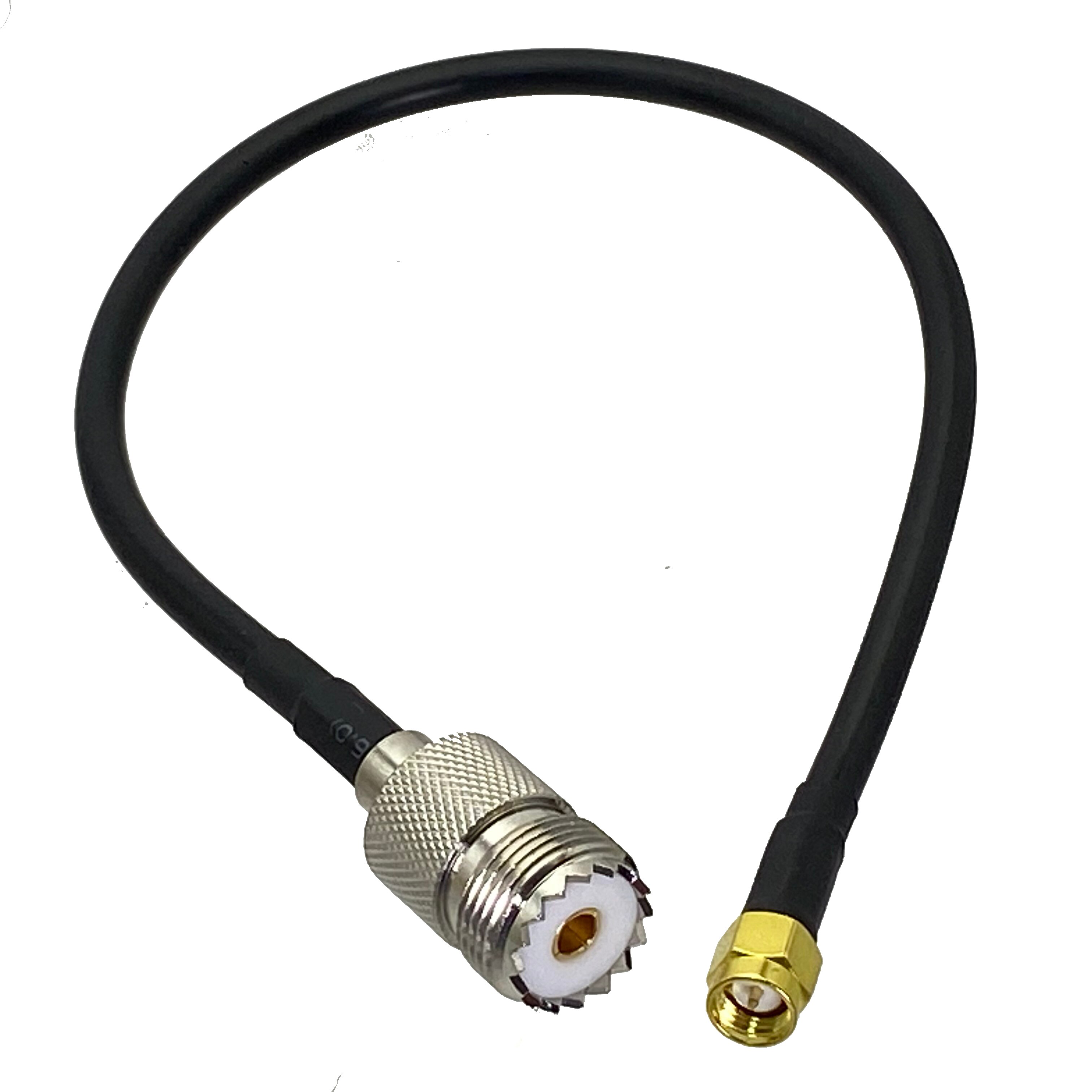 1 sztuk RG58 kabel UHF SO239 żeńskie gniazdo na SMA męskie złącze wtykowe RF zwora koncentryczna typu Pigtail Adapter prosto nowy 6 cal ~ 20M