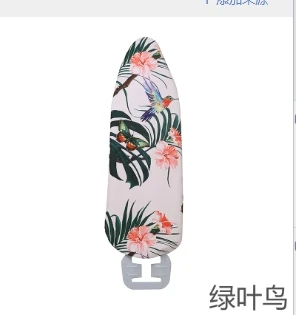 Funda de repuesto para tabla de planchar de lona con estampado de flores de flamenco, lavable, antideslizante, aislante térmico, Protector para mesa, 140x50 cm: Lila