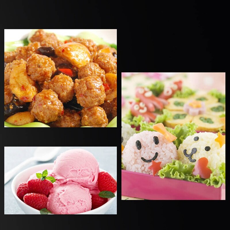 Convenient Meatball Maker Stainless Steel DIY Fish Stuffed Meat Ball Machine Meat Cooking Kitchen Mold Tools