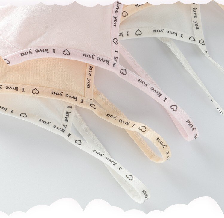 Girls Bra Cotton Children Sports Bra Comfortable Bustier For Girls Breathable Kids Training Bra Padded Brassiere fille