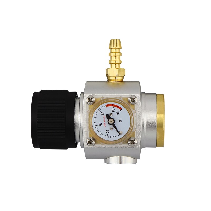 Cerveja em casa Garrafa de Refrigerante CO2 Mini Carregador de Regulador de Gás CO2 T21 * 4 0-90 PSI Keg Carregador para europeu Garrafa de Refrigerante Cerveja Kegerator