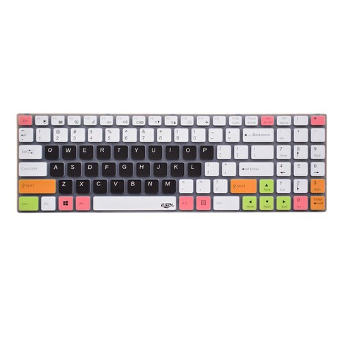 Toetsenbord Bescherming Voor Shenzhou Ares 15.6 Inch Laptop Toetsenbord Beschermfolie Stofkap Volledige Siliconen Toetsenbord Cover: type6