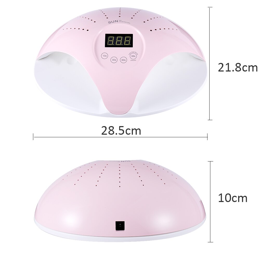 ZON 48 W/72 W Dual LED UV Lamp Droger UV LED Lamp Nagel Gel Lamp Droger Lampa Led manicure voor Alle Gels Nail Kit lampara