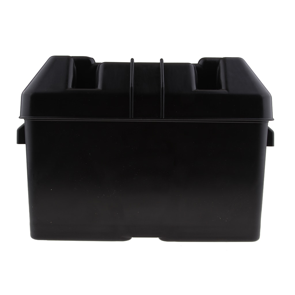 Marine Boat RV Camper Trailer Battery Box Power Guard W/ Strap