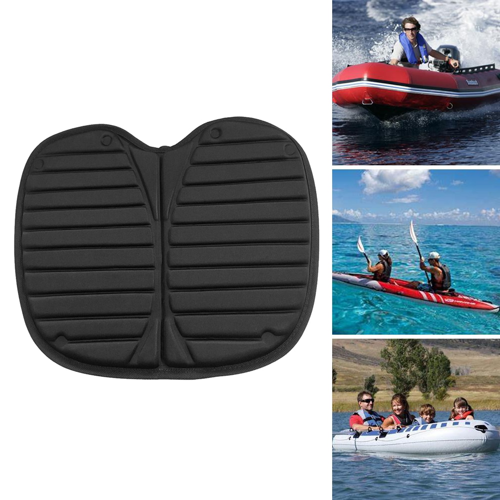 EVA Durable Kayak Seat Cushion Lightweight Anti Skid Fishing Outdoor Rowing Boats Water Sports Easy Install Padded Base Soft