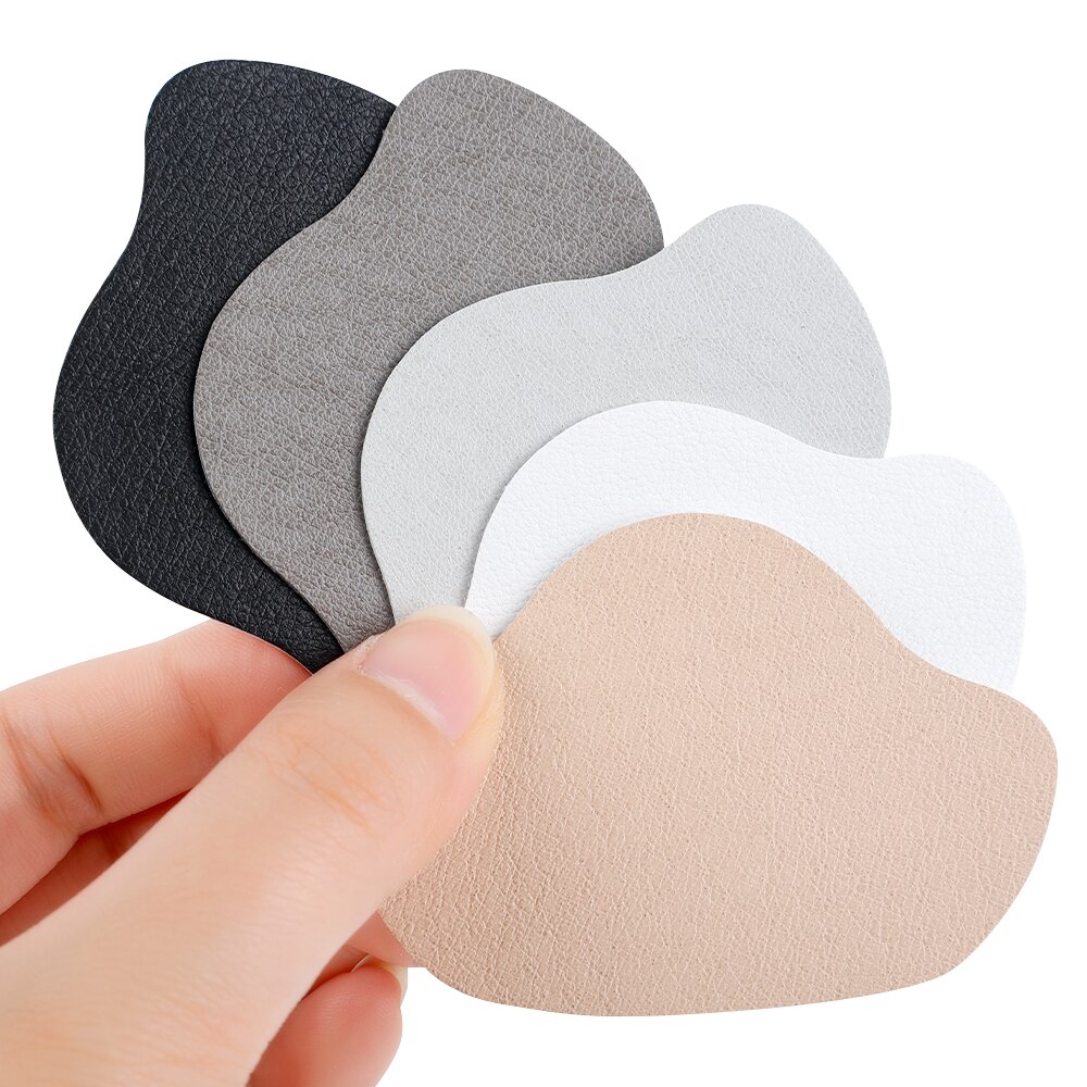 Patch de réparation de chaussures, 4 pièces, semelles intérieures, tampons autocollants, trou de talon de chaussure, semelles adhésives pour réparation de chaussures de Sport, soins des pieds