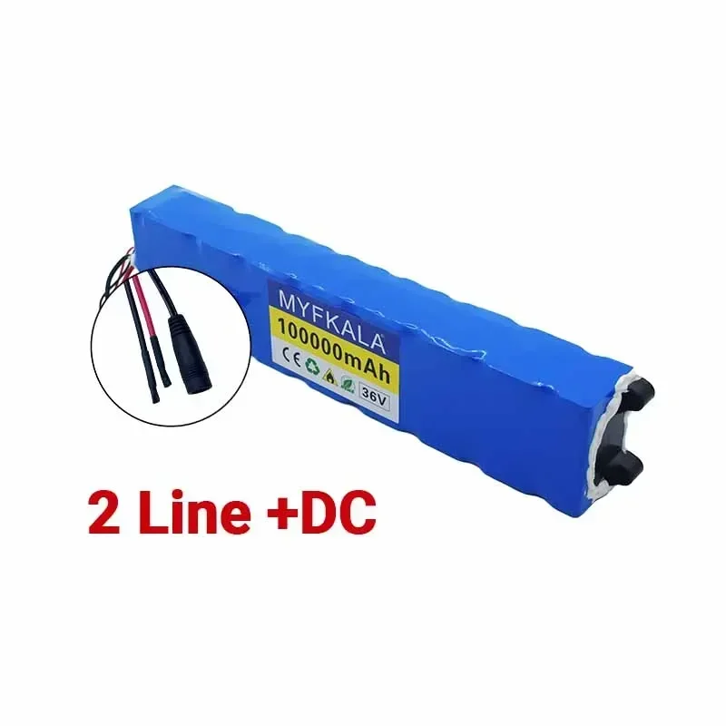 New10S3P 36 V 100 Ah 36 V Elektroroller-Akku 18650 Lithium M365 Elektroroller 36 V Batterie Roller: Orange