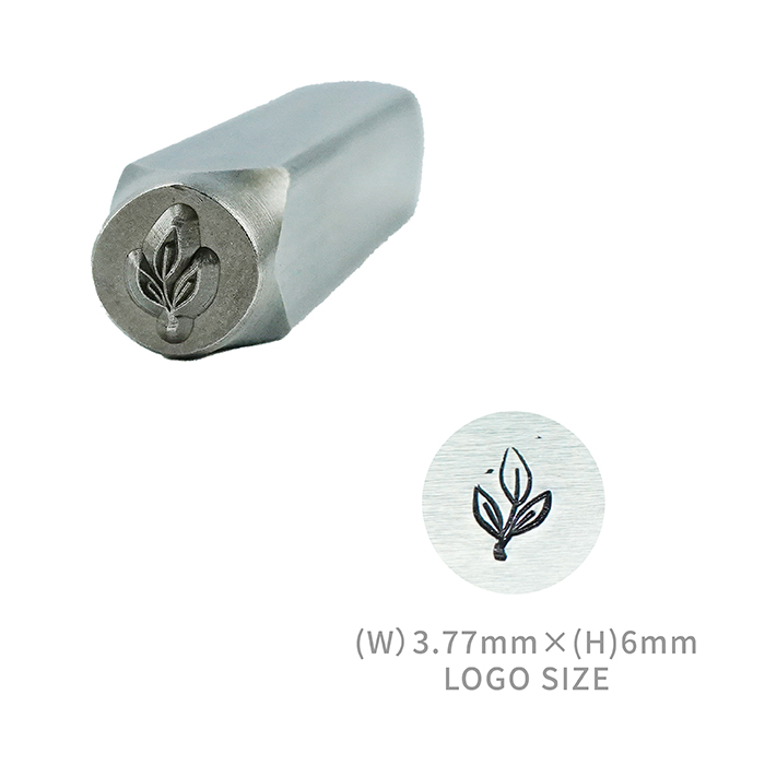 Gör-det-själv-symbol metallstans metallstämpelsats trädläderstämplar, läderlogotyptryckverktyg, smyckesstämpling 1/4 (6mm): Sm015