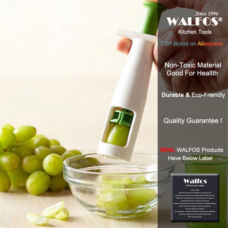 Walfos multifunktionel drue skiver grøntsag frugt skiver kirsebær tomat frugt grøntsagsskærer køkken gadgets værktøj