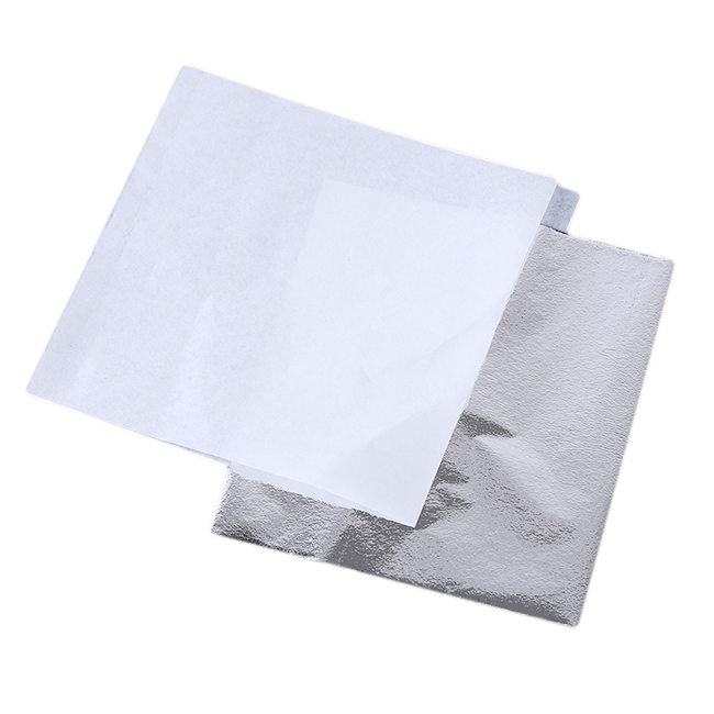 Feuilles de papier feuille d'or 24K, 100 pièces, pour la décoration de la maison, artisanat d'art, feuille d'or argentée et dorure: kaki foncé