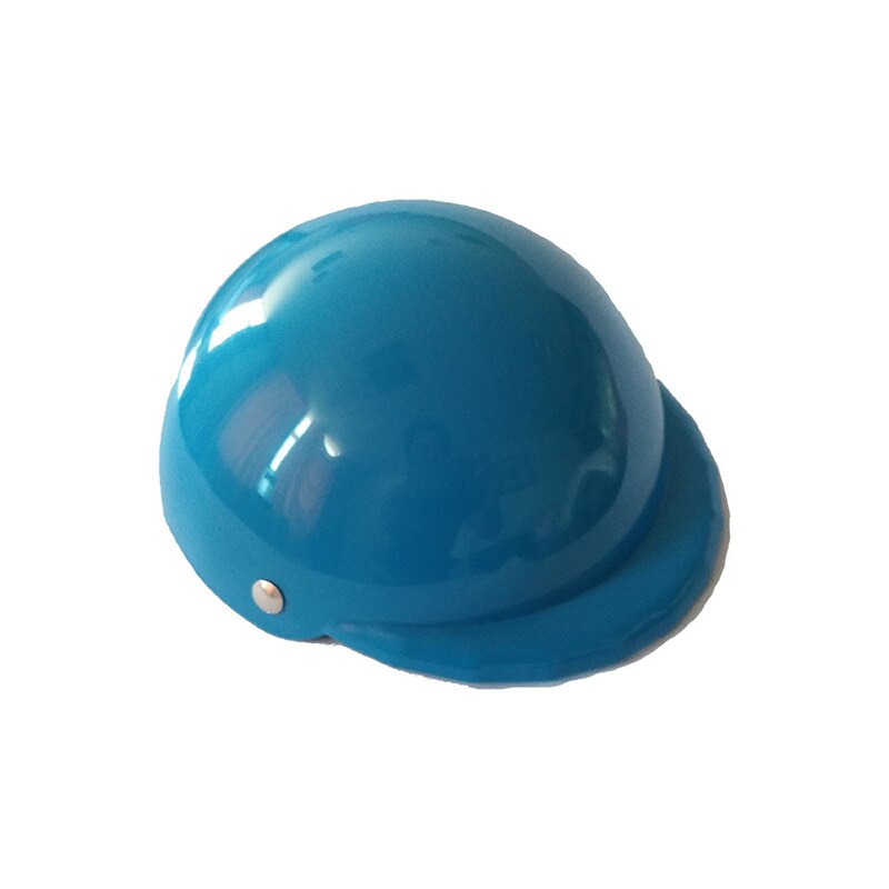 Sommer Katze Hund Hütte Motorrad Helm Kühlen Haustier Kappe für klein Mittel Hunde Chihuahua Yorkies Welpe Kopfschmuck Mascotas Zubehör: Blau / S-Durchmesser 10cm