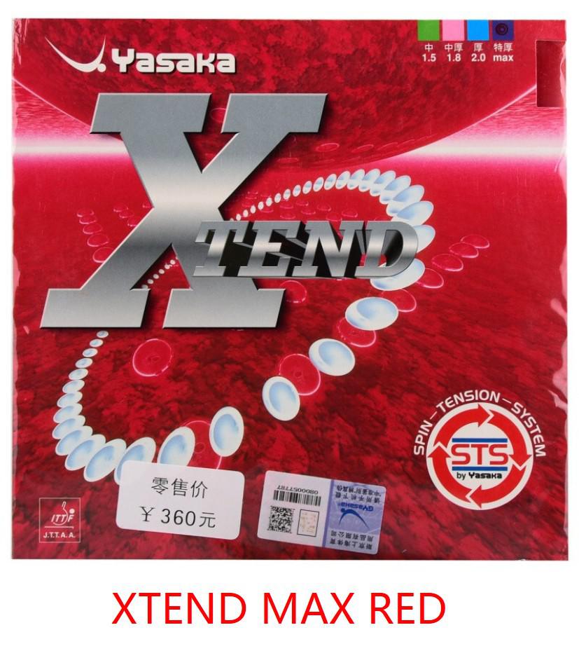 Original Yasaka Xtend Hs Table Tennis Rubber Inner Ping Pong Racket Rubber Pimples In: XTEND MAX RED