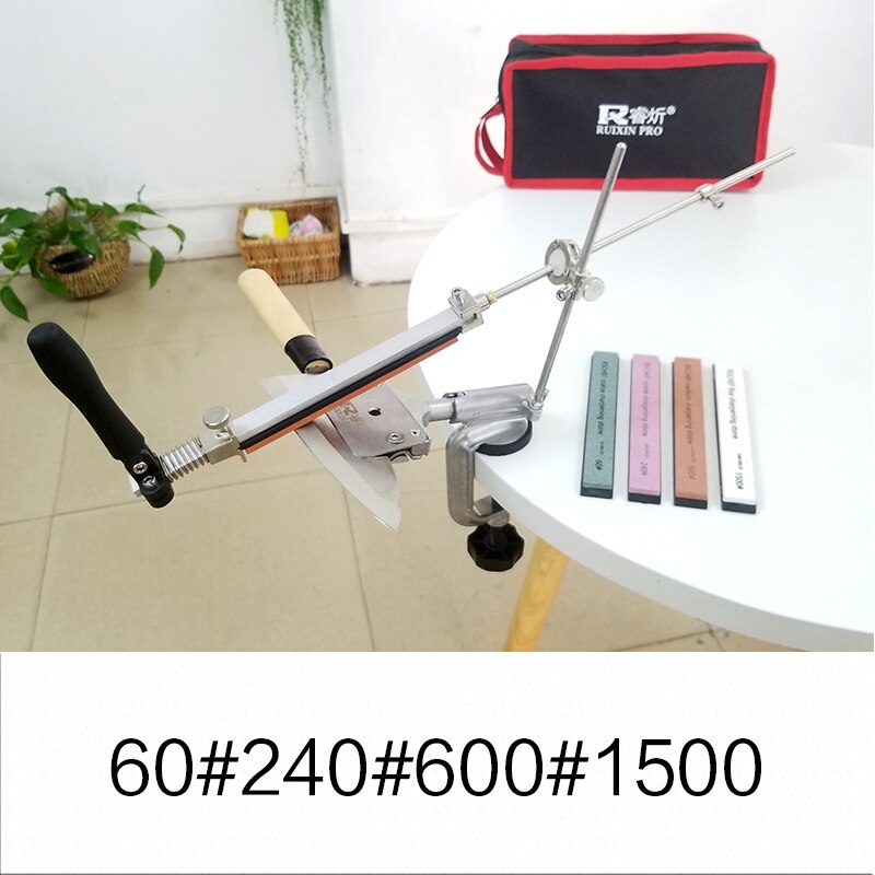 knife shapener kitchen sharpener 360 sharpener iron steel angle steel band stone sharpening stone: sharpener(4 stone)A